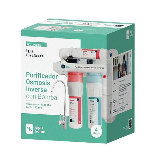 PURIFICADOR OSMOSIS INVERSA 4 ETAPAS VH CON BOMBA